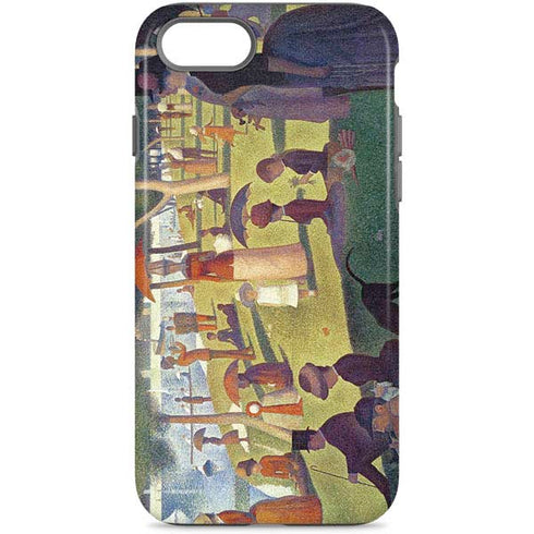 Georges Seurat Sunday Afternoon on the Island of La Grande Jatte iPhone Cases